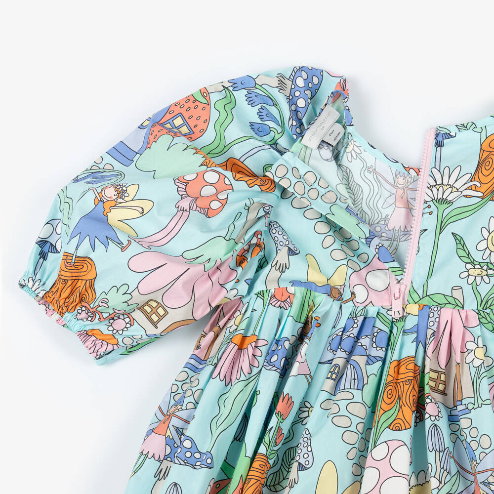 Stella McCartney Kids-فستان أزرق ساحر للبنات | Childrensalon Outlet