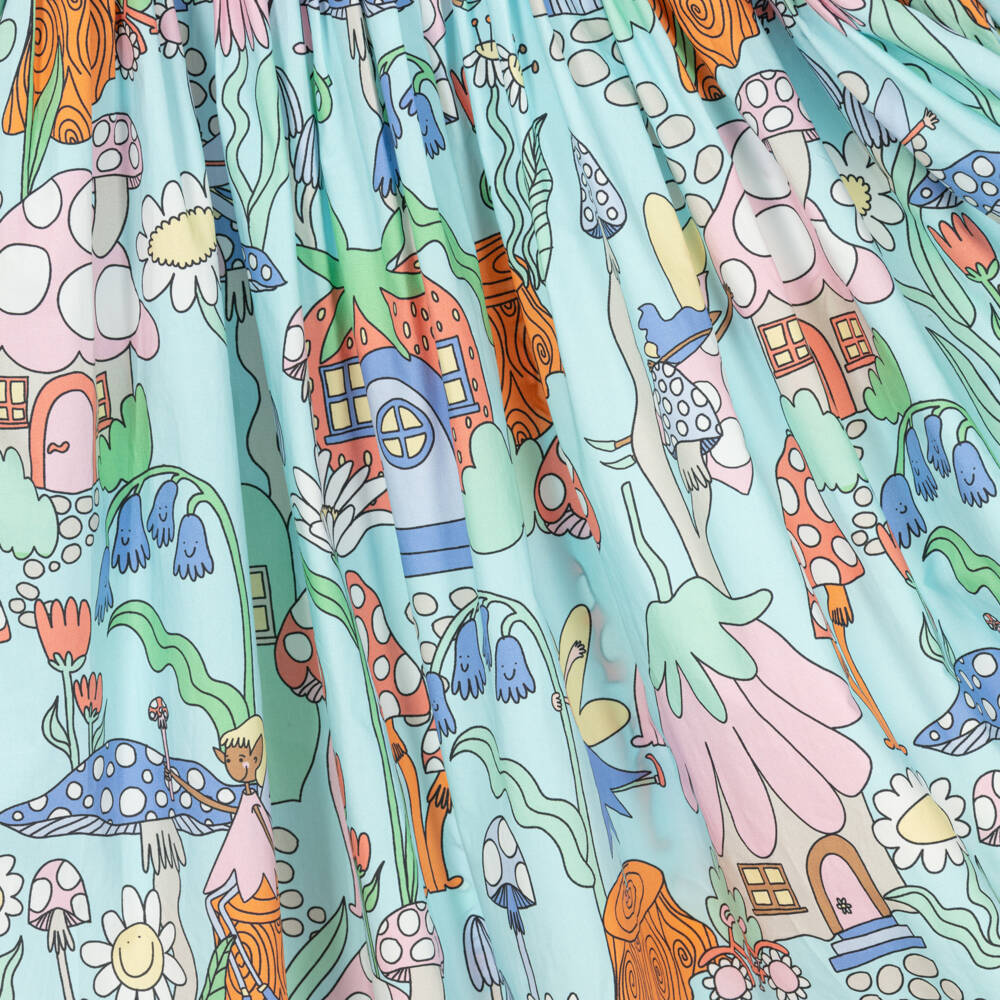 Stella McCartney Kids-فستان أزرق ساحر للبنات | Childrensalon Outlet