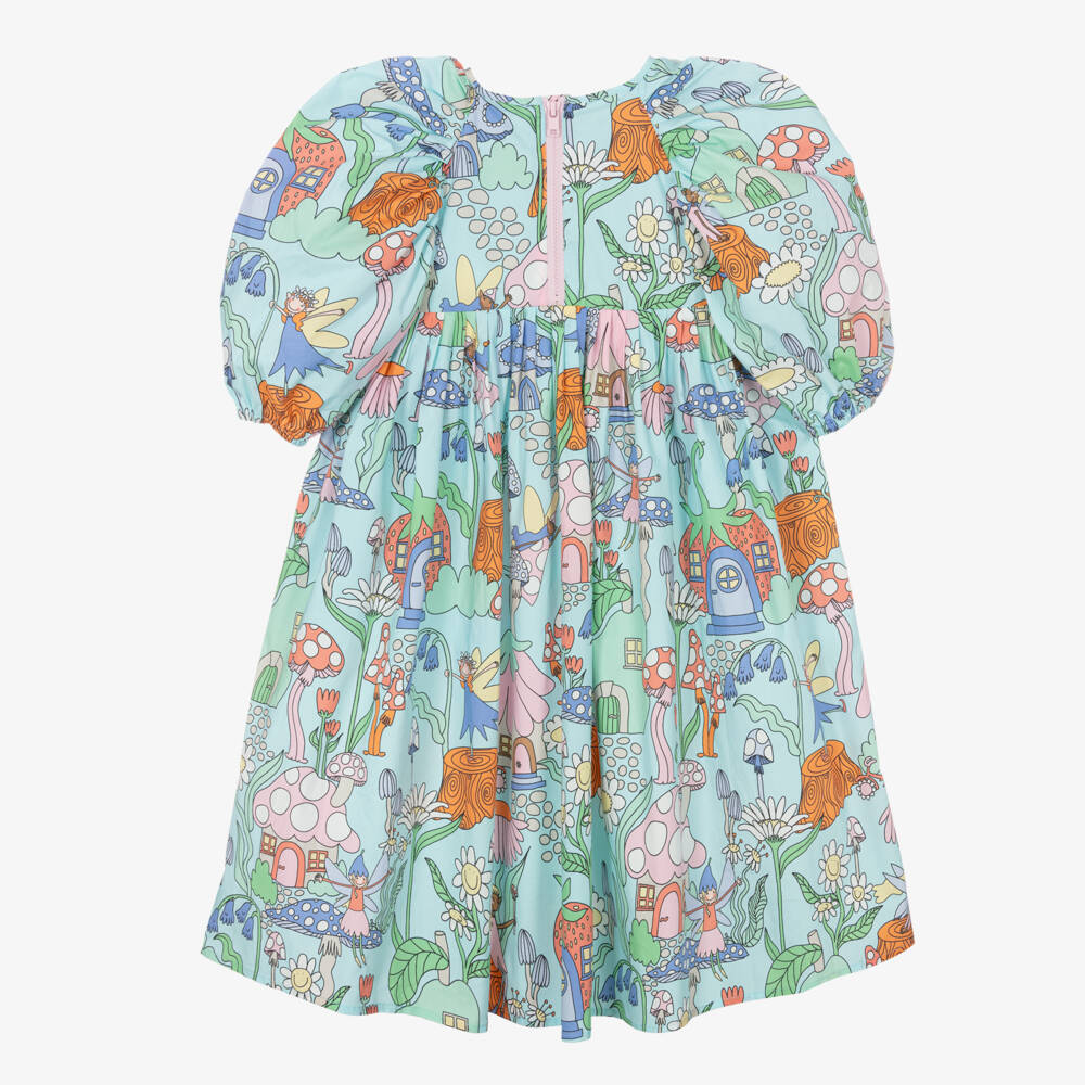 Stella McCartney Kids-فستان أزرق ساحر للبنات | Childrensalon Outlet