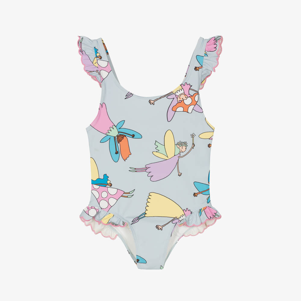 Stella McCartney Kids-Girls Enchanting Blue Fairy Swimwear | Childrensalon Outlet