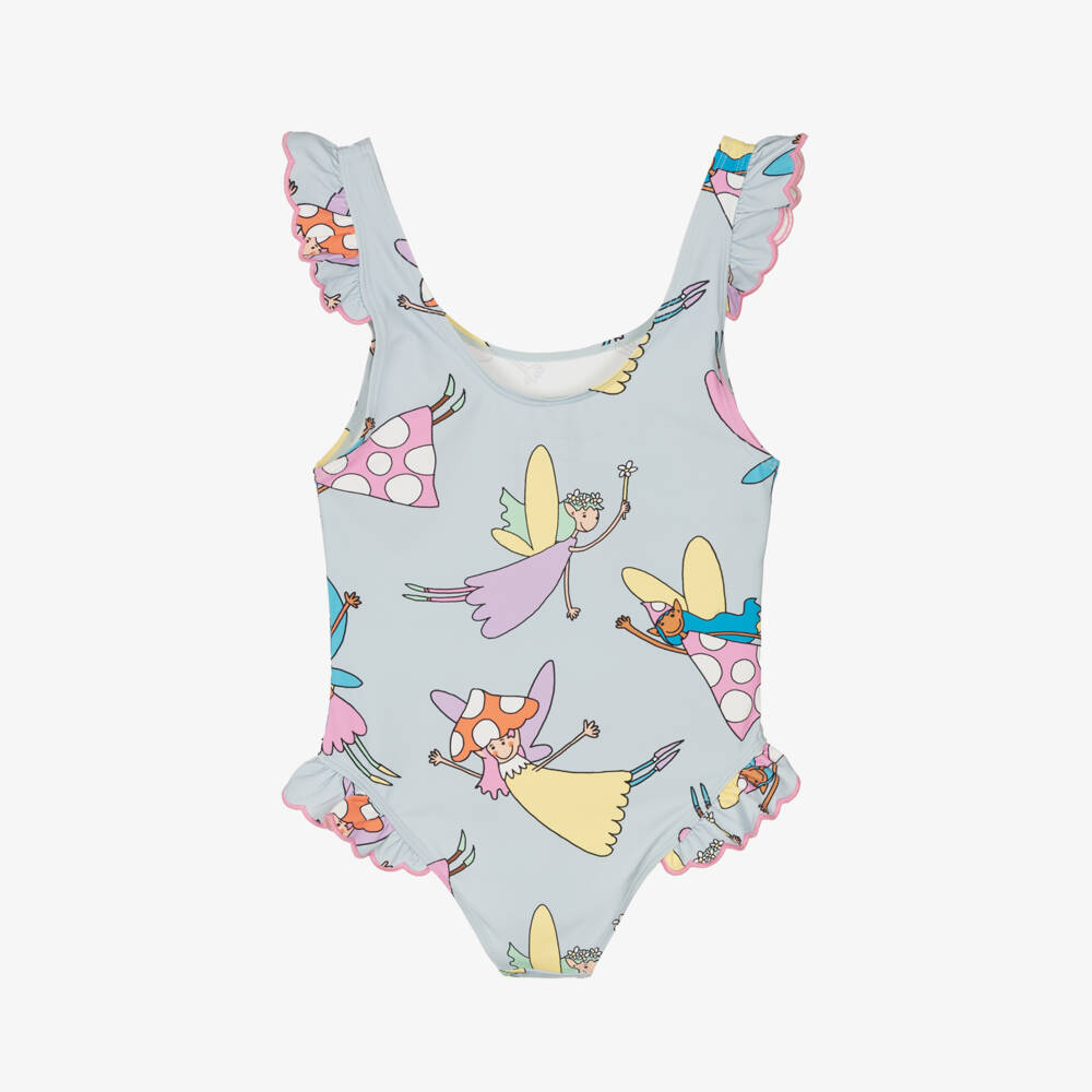 Stella McCartney Kids-Girls Enchanting Blue Fairy Swimwear | Childrensalon Outlet