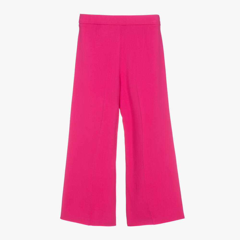 Stella McCartney Kids-Girls Fuchsia Pink Tailored Trousers | Childrensalon Outlet