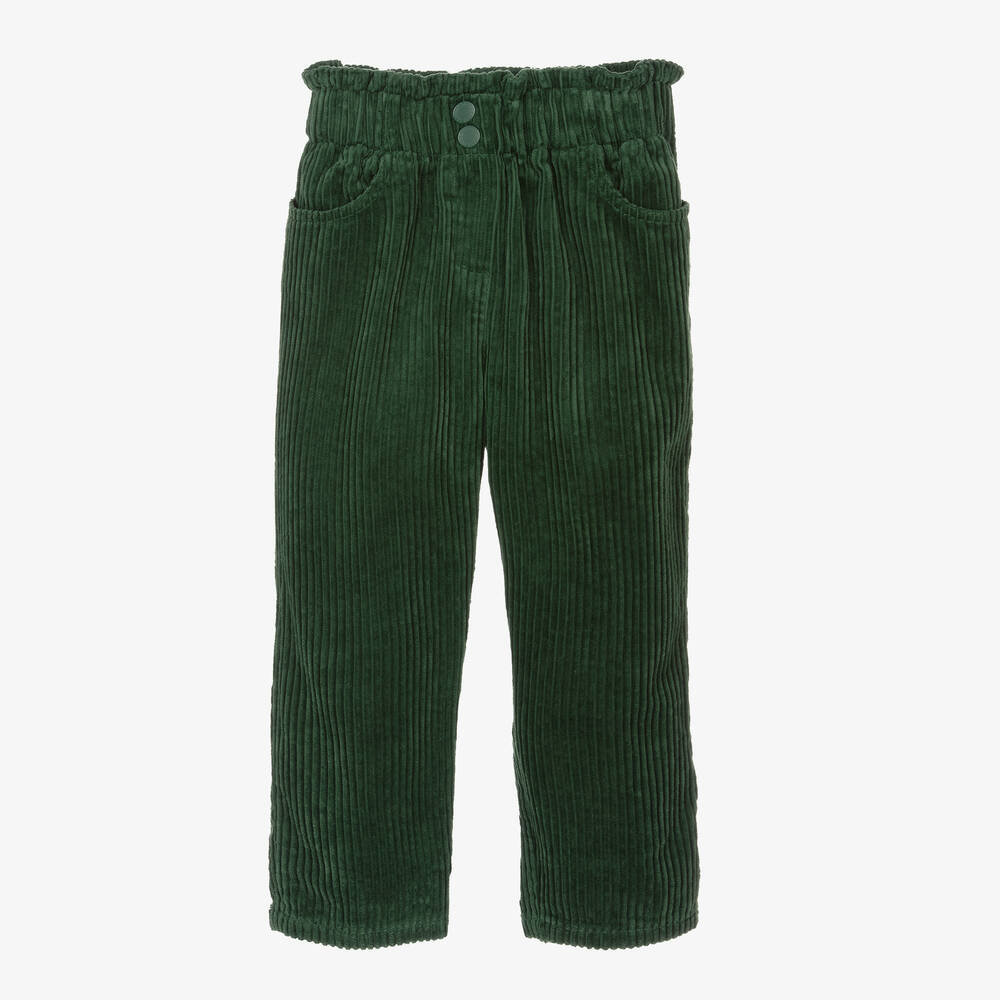 Stella McCartney Kids - Pantalon vert en velours fille | Childrensalon