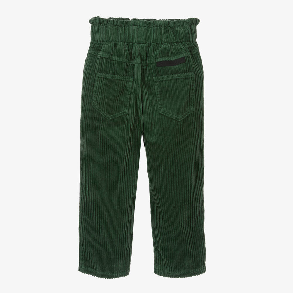 Stella McCartney Kids - Girls Green Corduroy Trousers