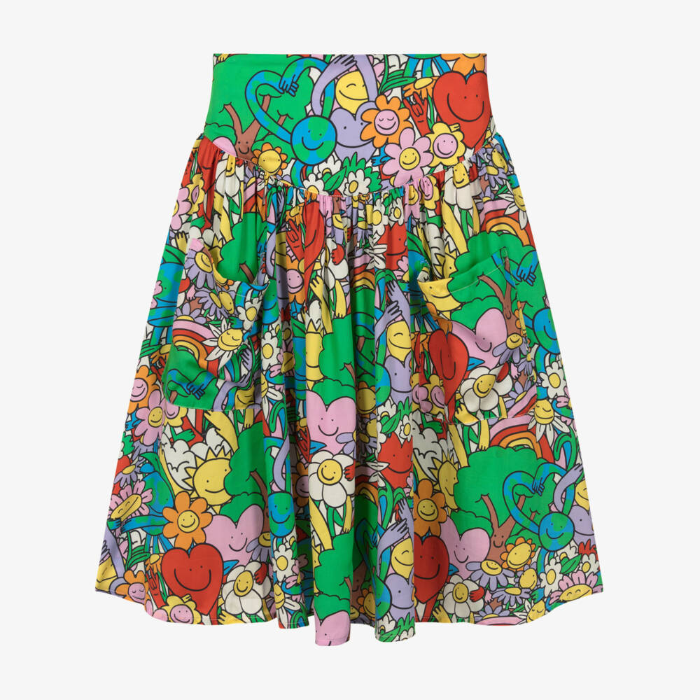 Stella McCartney Kids-Girls Green Earth Adventure Skirt | Childrensalon Outlet