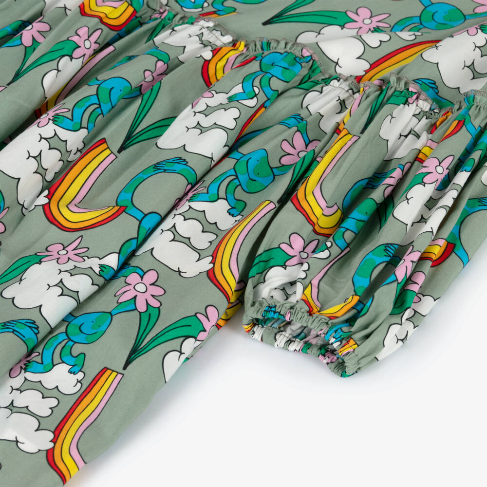Stella McCartney Kids-فستان أخضر مزهر للبنات | Childrensalon Outlet