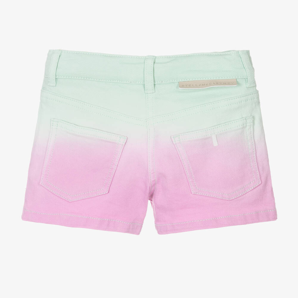 【Stella McCartney Kids】コットンデニムショートパンツ Stars print cotton denim shorts - Stella McCartney Kids