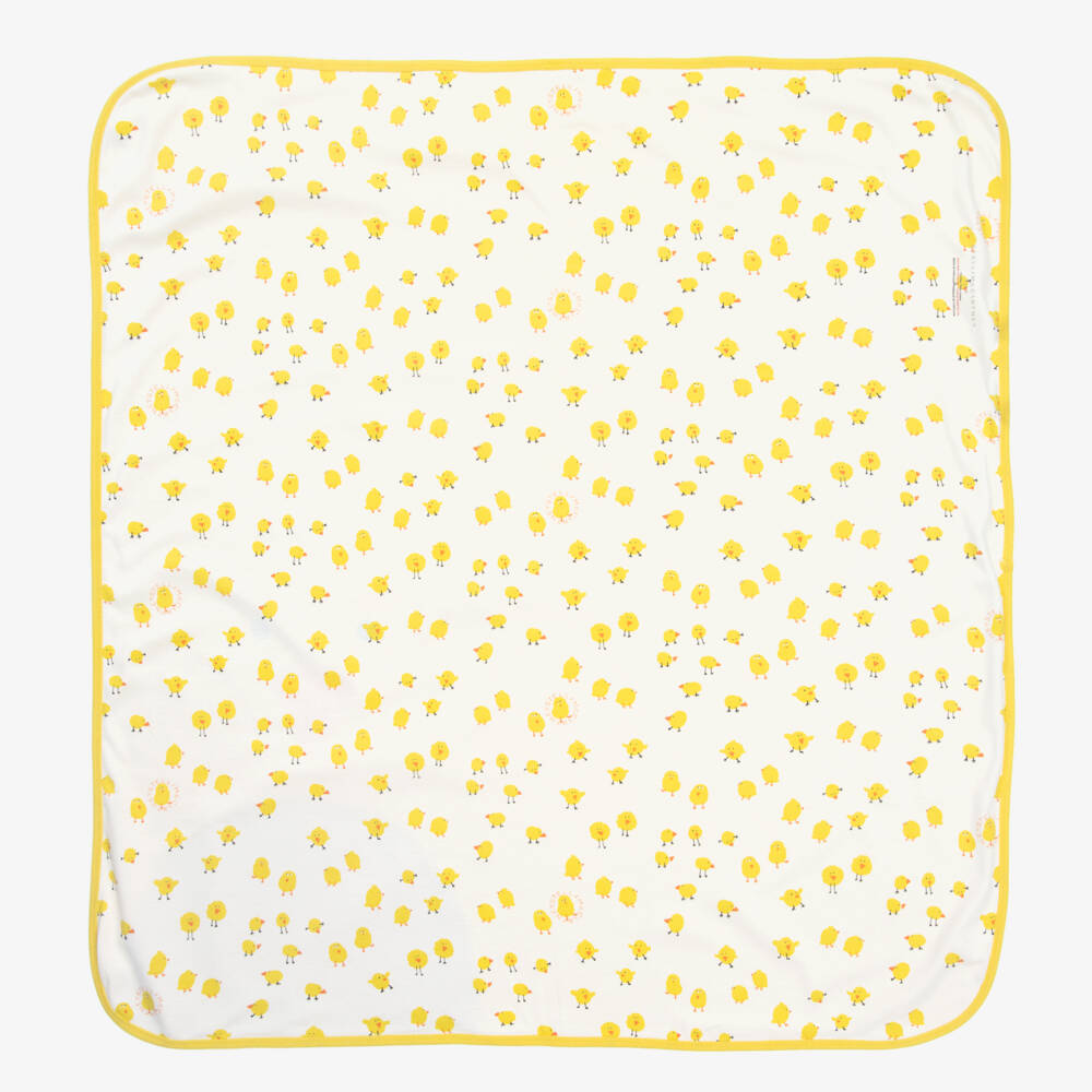 Stella McCartney Kids-Girls Ivory Chick Print Layette Set | Childrensalon Outlet