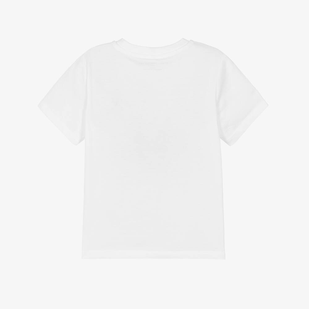 Stella McCartney Kids-Girls Ivory Cotton Ladybird T-Shirt | Childrensalon Outlet