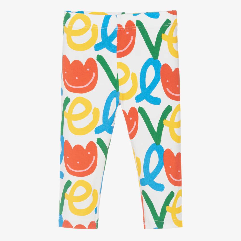 Stella McCartney Kids-Кремовые леггинсы Aop для малышей | Childrensalon Outlet