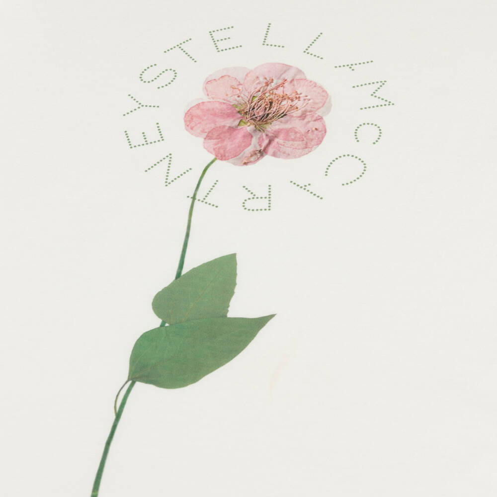 Stella McCartney Kids-Girls Ivory Floral Cotton Tee | Childrensalon Outlet