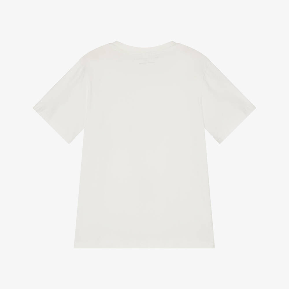 Stella McCartney Kids-Girls Ivory Floral Cotton Tee | Childrensalon Outlet