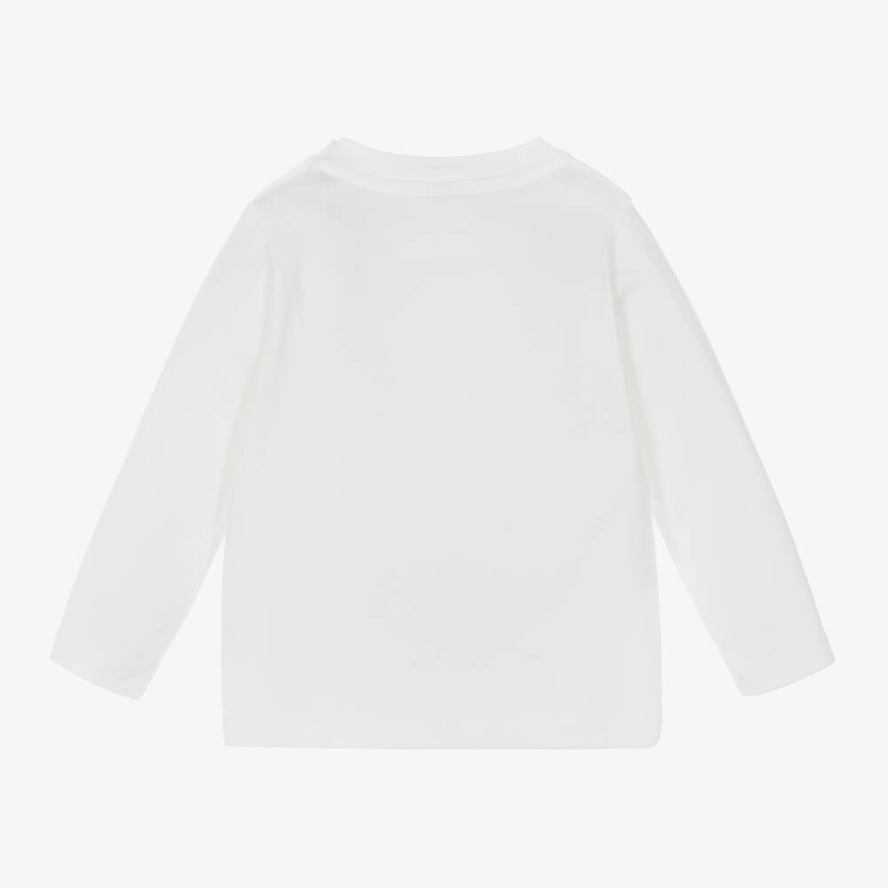 Stella McCartney Kids-Girls Ivory Floral Cotton Top | Childrensalon Outlet