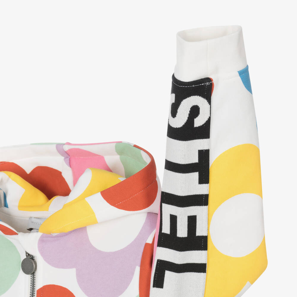 Stella McCartney Kids-Girls Ivory Floral Tracksuit | Childrensalon Outlet