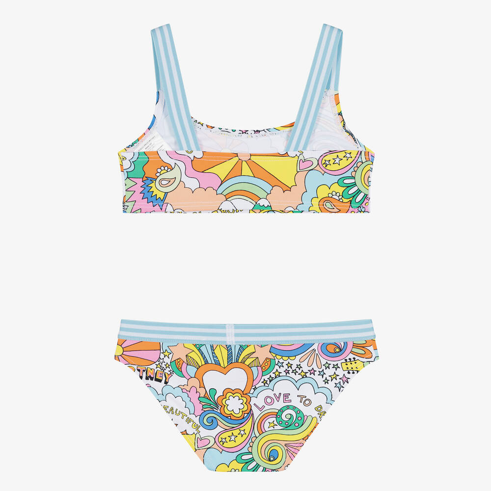 Stella McCartney Kids-Girls Ivory Love to Dream Bikini | Childrensalon Outlet