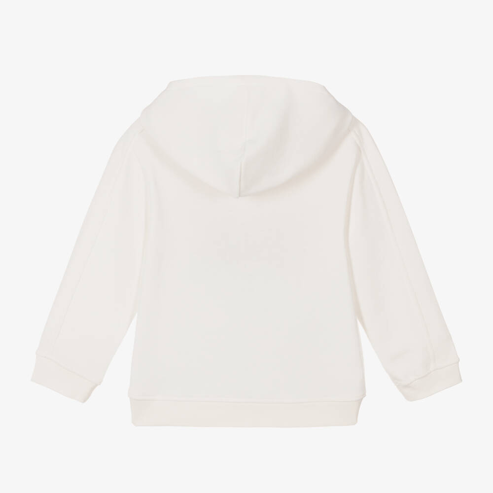 Stella McCartney Kids-Girls Ivory Organic Cotton Sweatshirt | Childrensalon Outlet