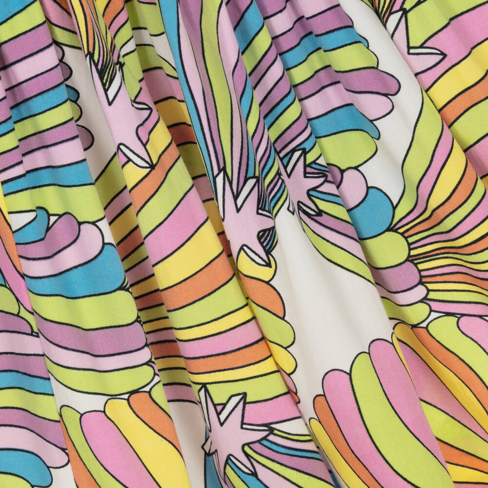 Stella McCartney Kids-Girls Ivory & Pink Rainbow Dress | Childrensalon Outlet