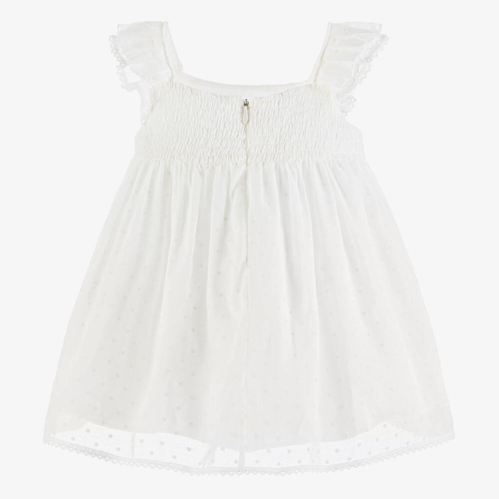 White cotton voile dress cheap