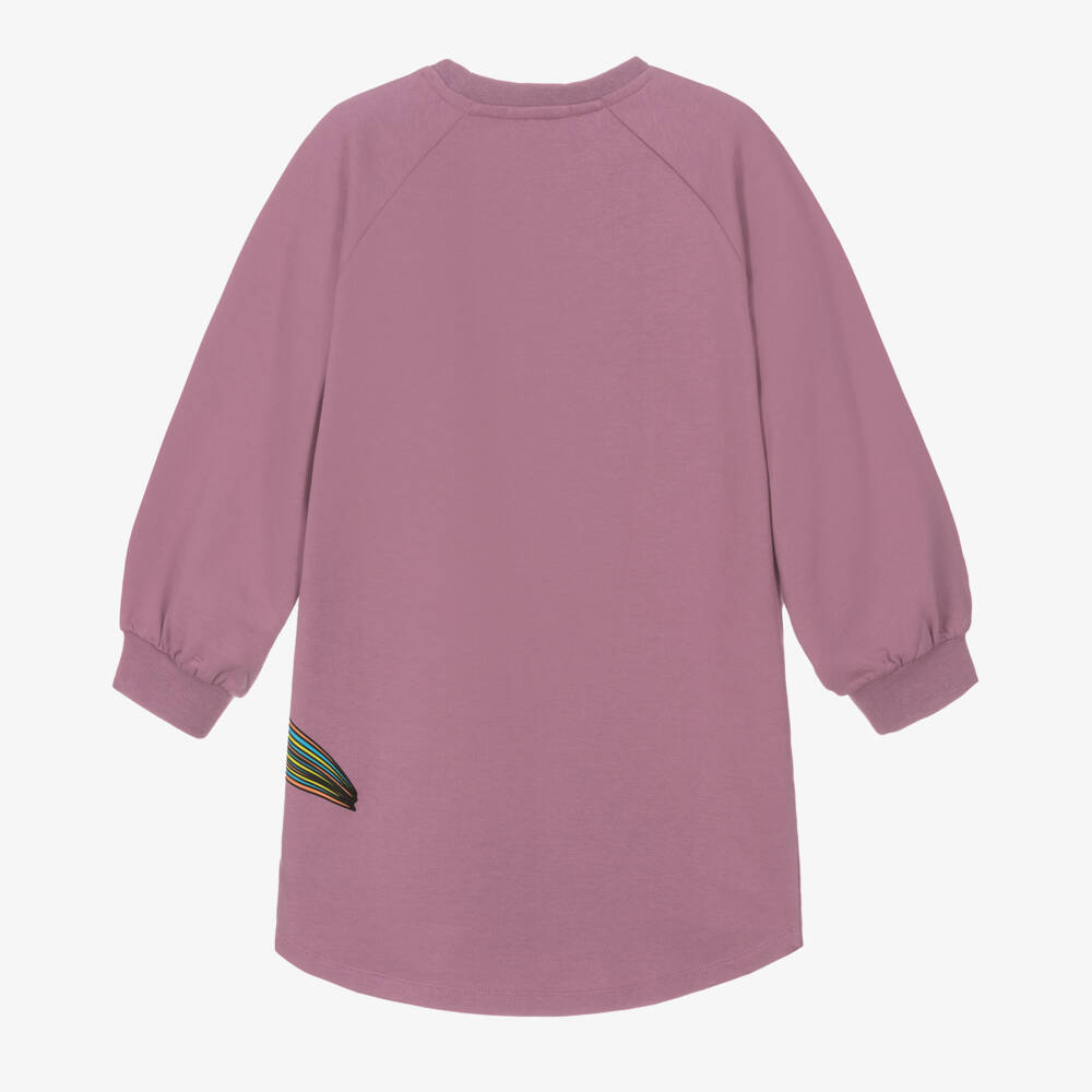 Stella McCartney Kids-Girls Lavender Jersey Sweatshirt Dress | Childrensalon Outlet