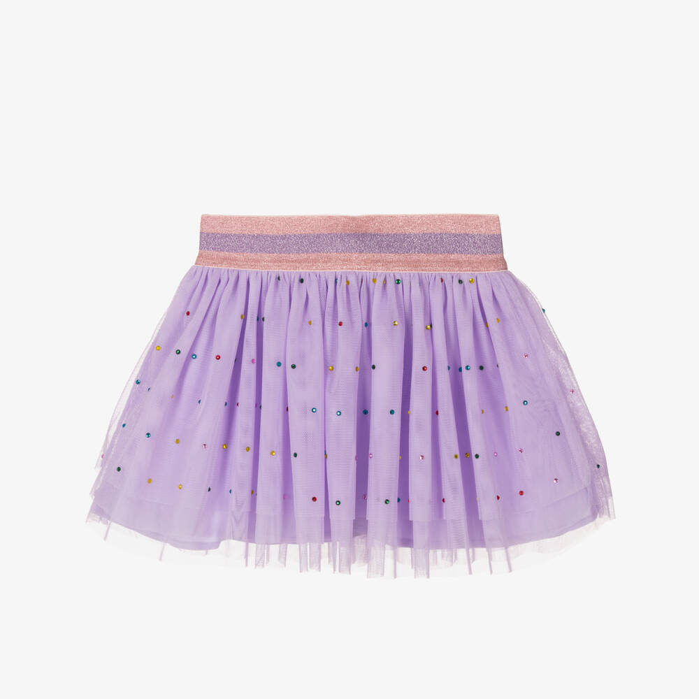 Stella McCartney Kids-Girls Lavender Tulle Twirl Skirt | Childrensalon Outlet