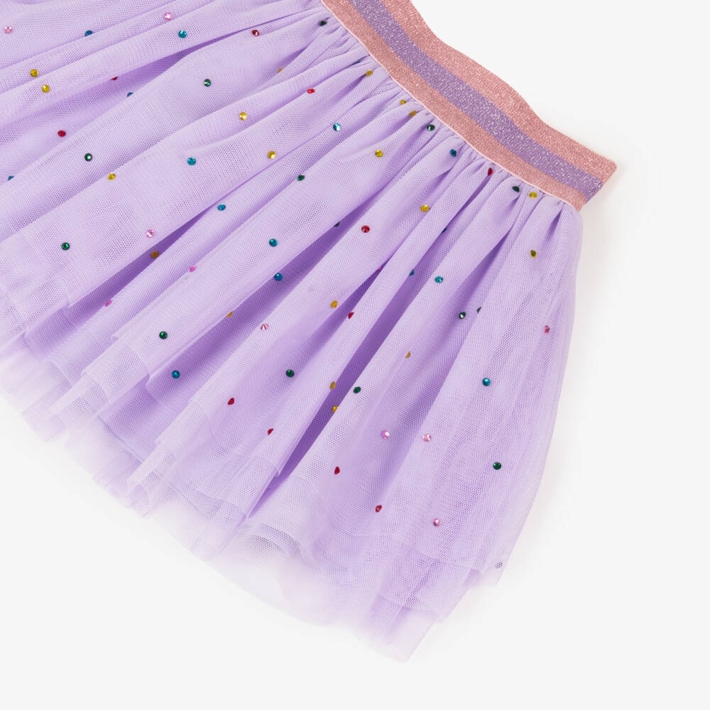 Stella McCartney Kids-Girls Lavender Tulle Twirl Skirt | Childrensalon Outlet
