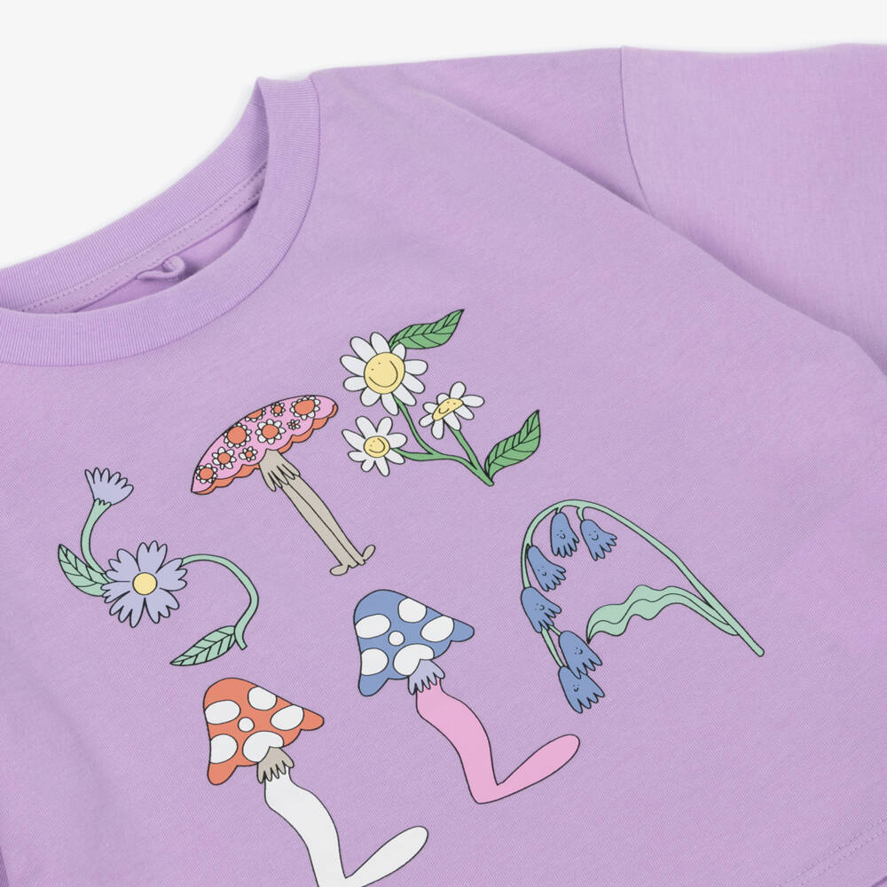Stella McCartney Kids-تي شيرت فاخر للبنات من القطن النقي | Childrensalon Outlet