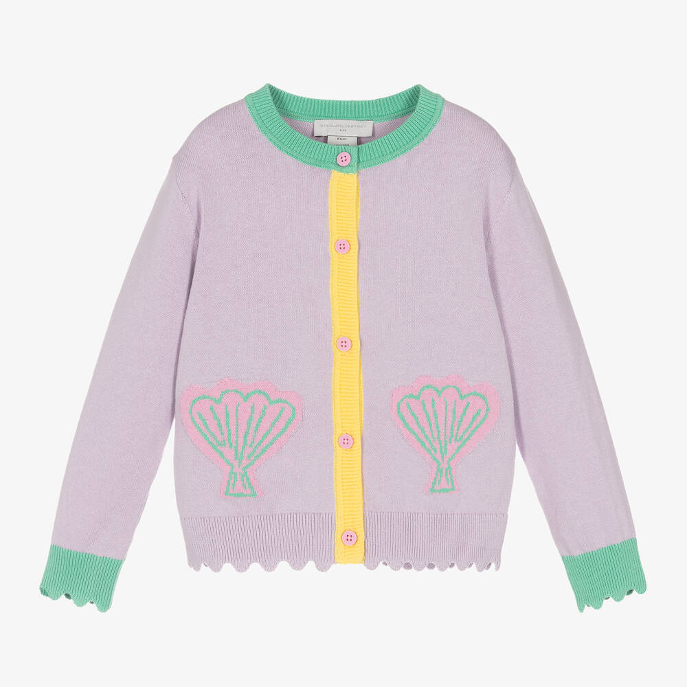 childrens lilac cardigan