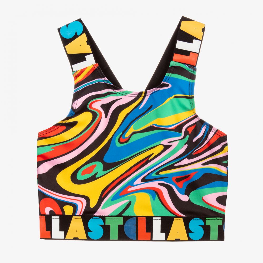 Stella McCartney Kids - Girls Marbled Sports Vest | Childrensalon