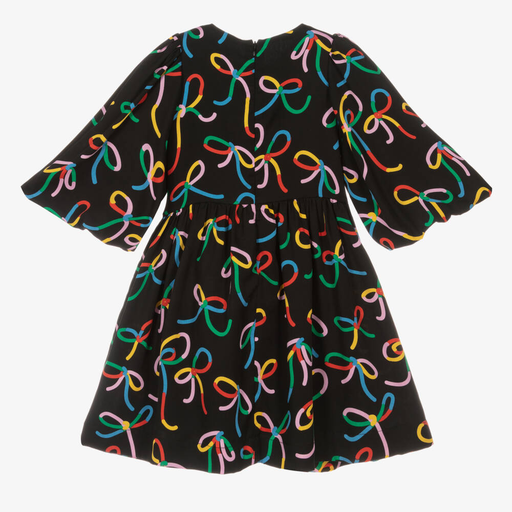 Stella McCartney Kids-Girls Multicolour Bow Pattern Dress | Childrensalon Outlet