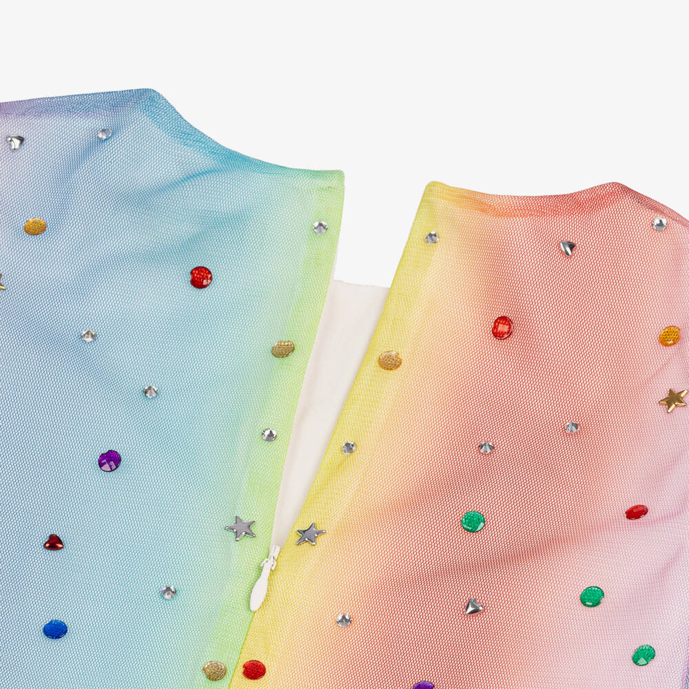 Stella McCartney Kids-Girls Multicolour Tulle Party Dress | Childrensalon Outlet