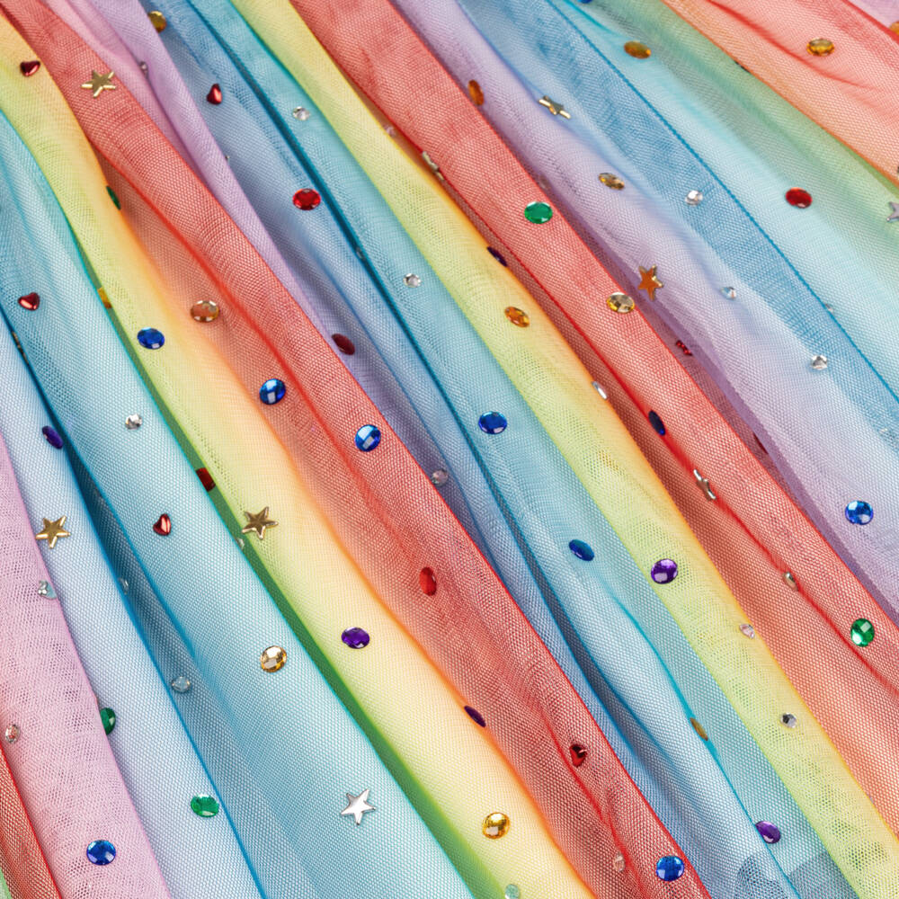 Stella McCartney Kids-Girls Multicolour Tulle Party Dress | Childrensalon Outlet