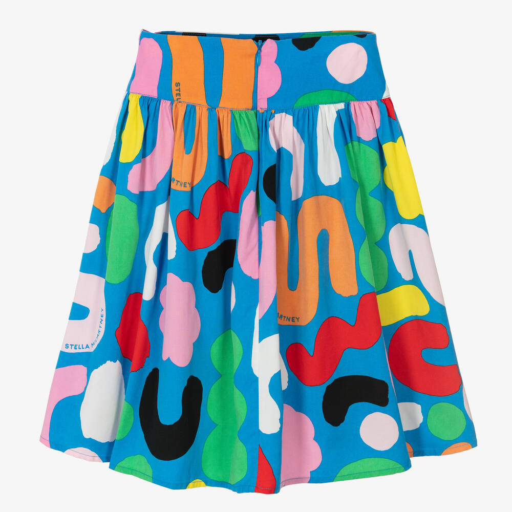 Stella McCartney Kids-تنورة ليوسيل بطبعة ملونة | Childrensalon Outlet