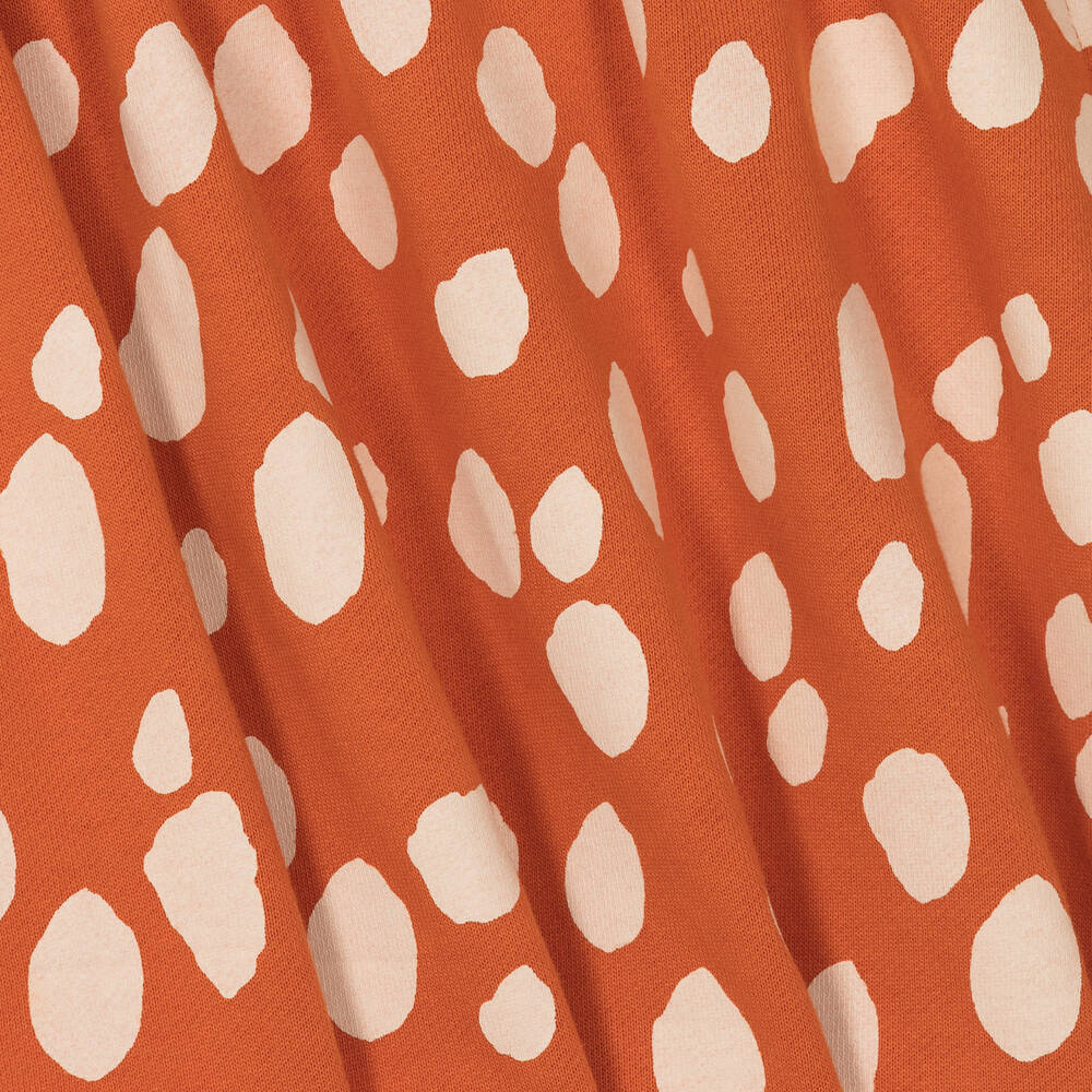 Stella McCartney Kids - Girls Orange Cotton Deer Dress