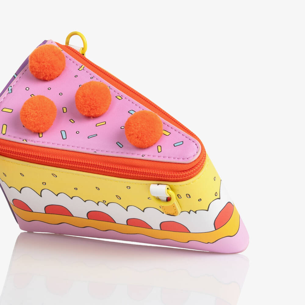 Stella McCartney Kids-Girls Pale Pink Slice of Cake Shoulder Bag (18cm) | Childrensalon Outlet
