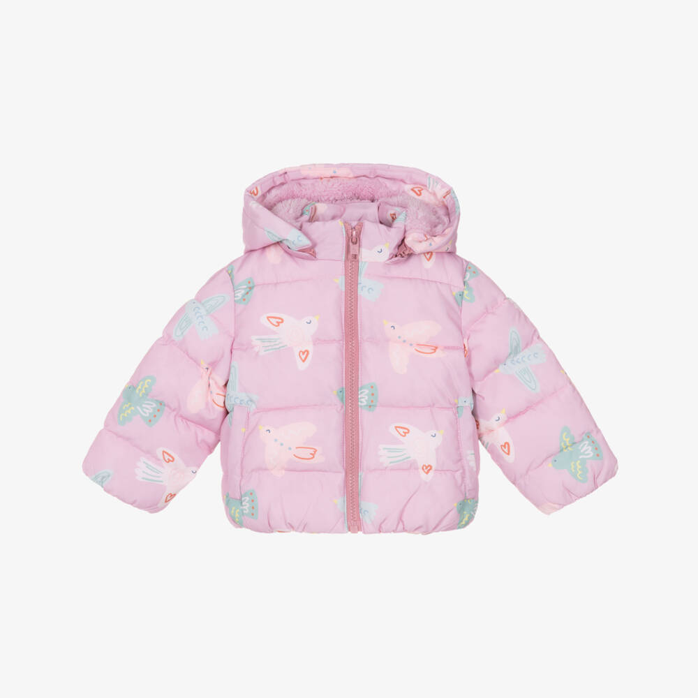 Stella McCartney Kids-Пуховик пурпурный для девочек | Childrensalon Outlet