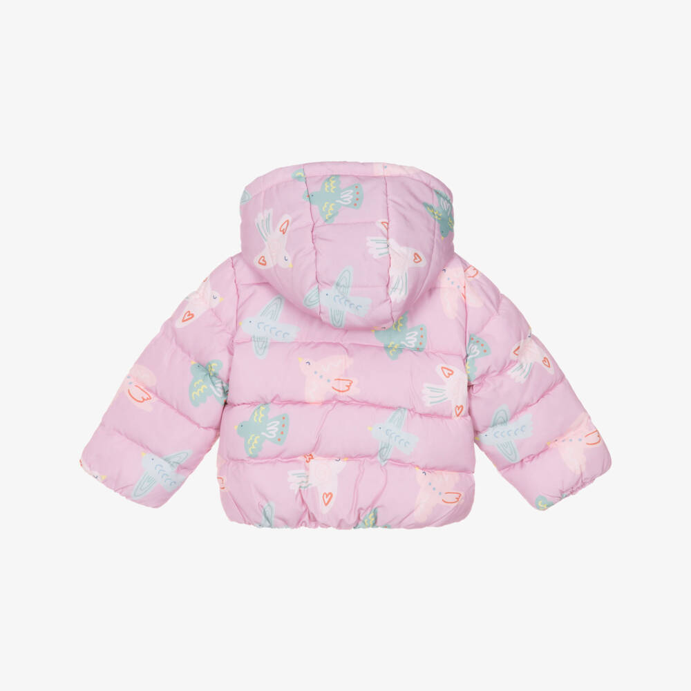 Stella McCartney Kids-Пуховик пурпурный для девочек | Childrensalon Outlet