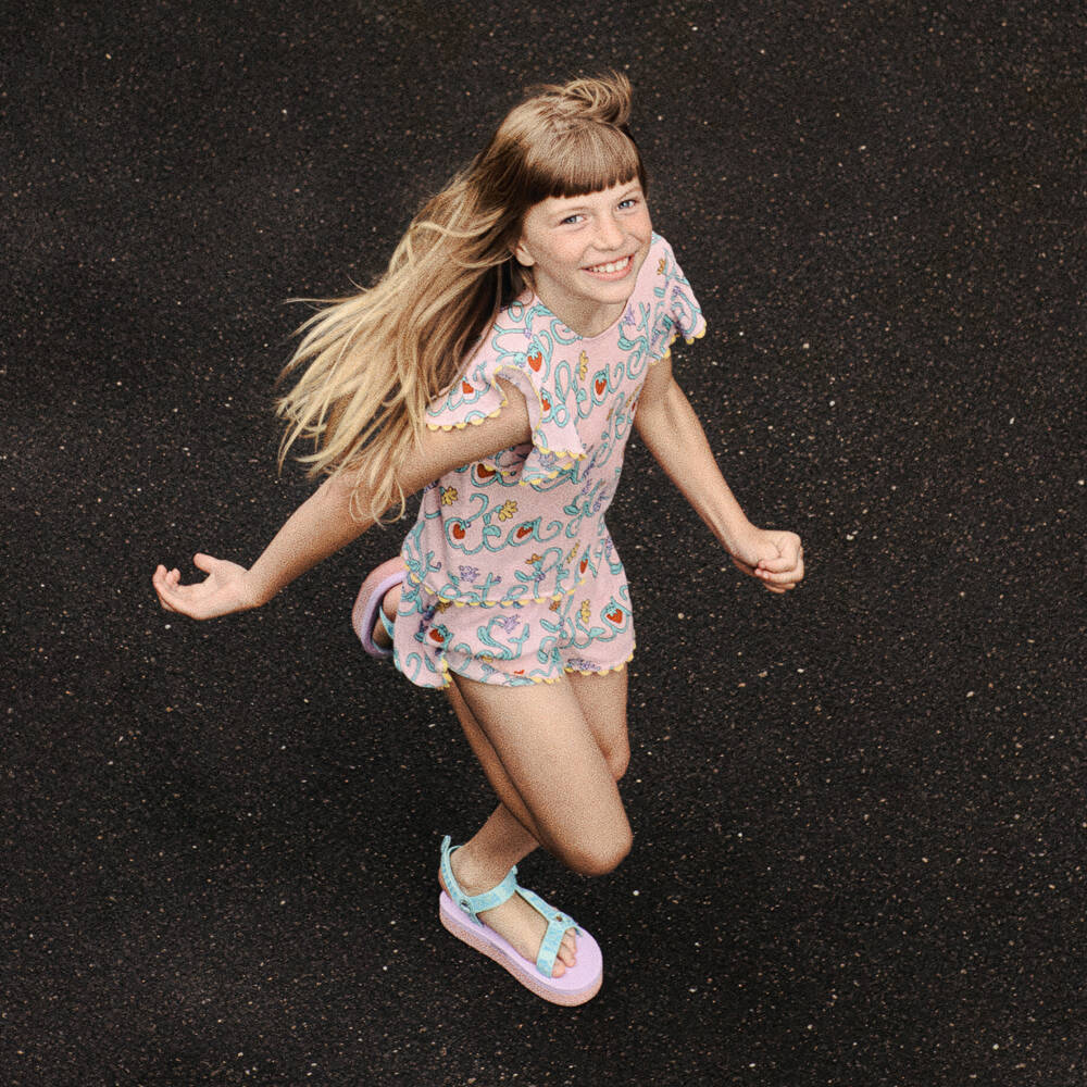 Stella McCartney Kids-Розовые шорты с логотипом | Childrensalon Outlet