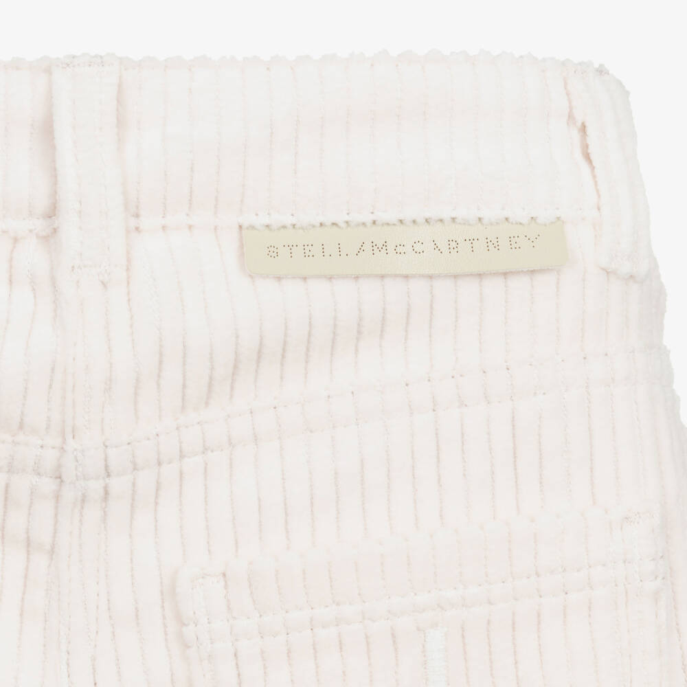 Stella McCartney Kids-Girls Pink Corduroy Trousers | Childrensalon Outlet