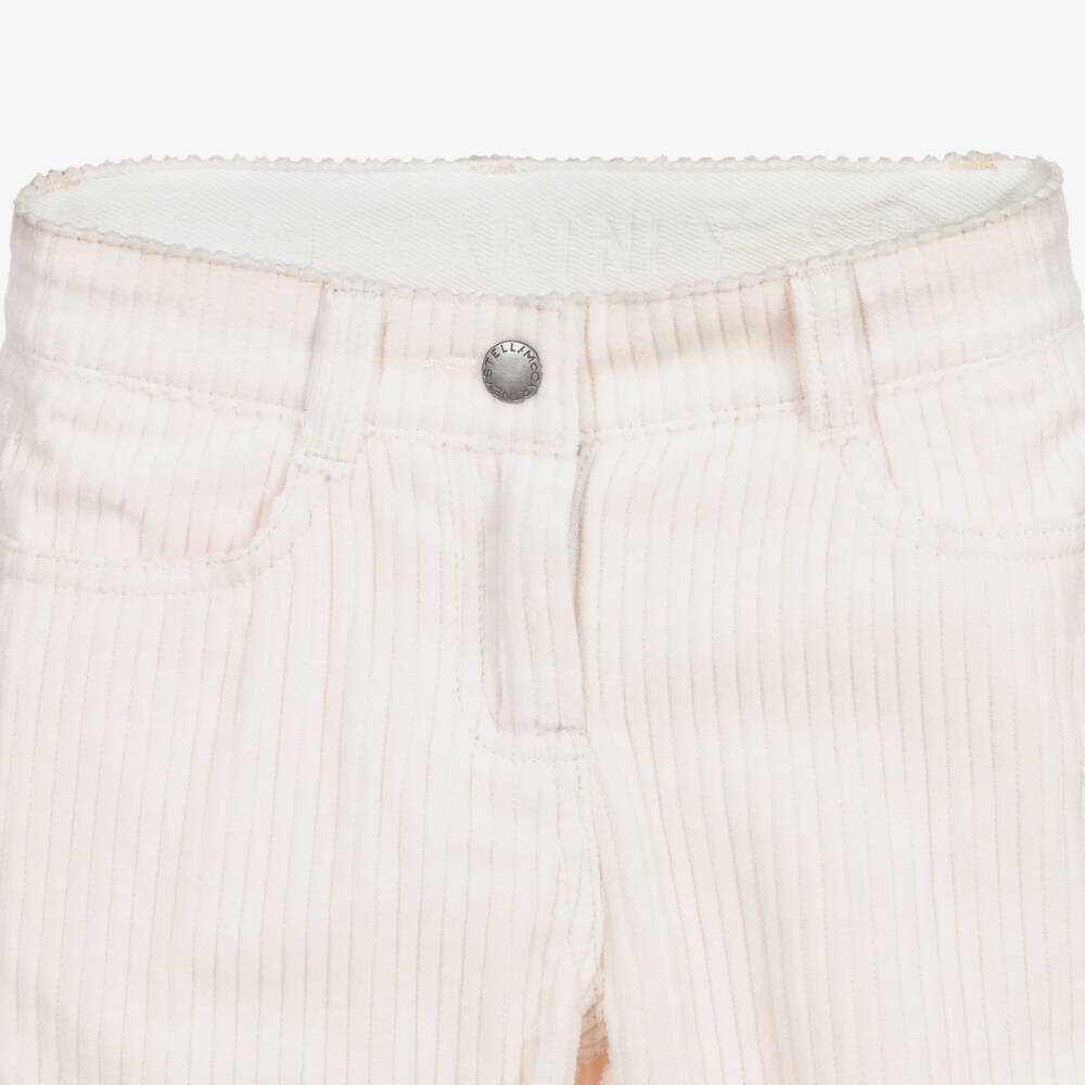 Stella McCartney Kids-Girls Pink Corduroy Trousers | Childrensalon Outlet