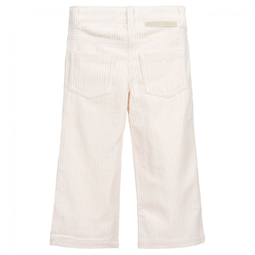 Stella McCartney Kids-Girls Pink Corduroy Trousers  | Childrensalon Outlet