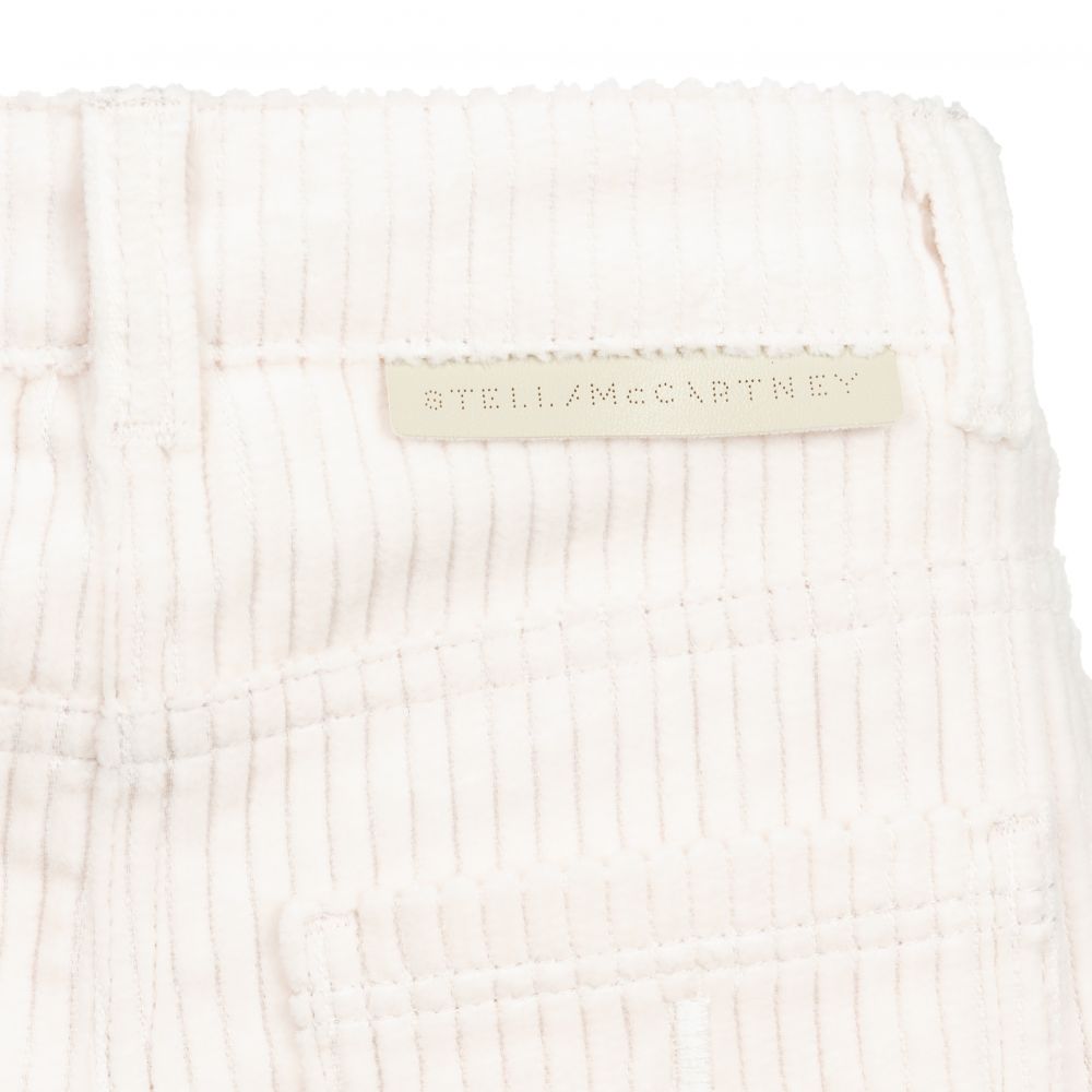 Stella McCartney Kids-Girls Pink Corduroy Trousers  | Childrensalon Outlet