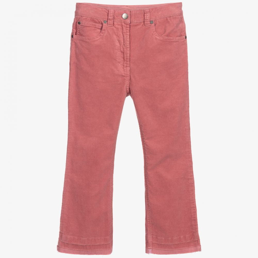Stella McCartney Kids - Розовые вельветовые брюки для девочек | Childrensalon