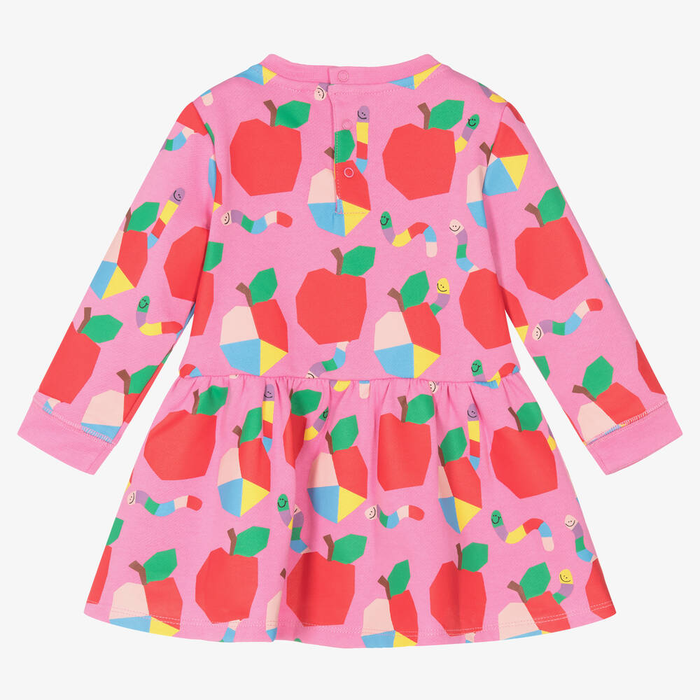 Stella McCartney Kids - Girls Pink Cotton Apple Dress