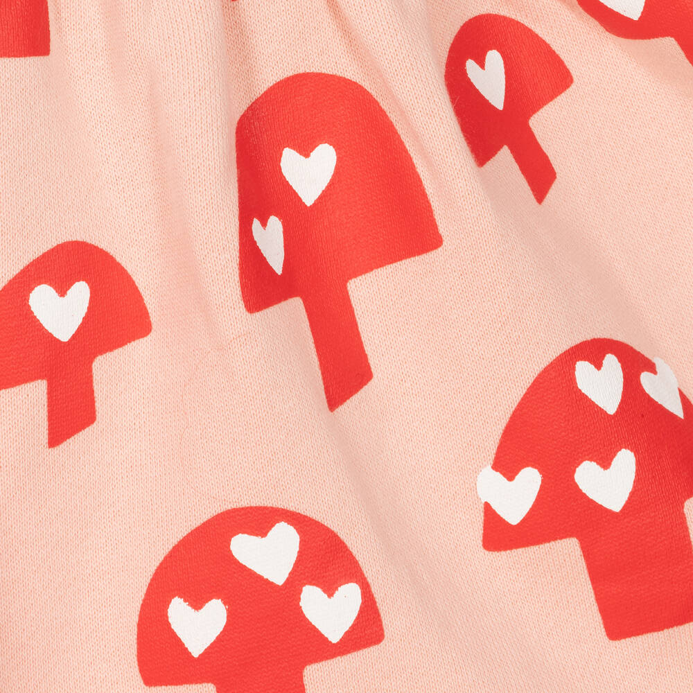 Stella McCartney Kids-Розовое хлопковое платье для девочек | Childrensalon Outlet