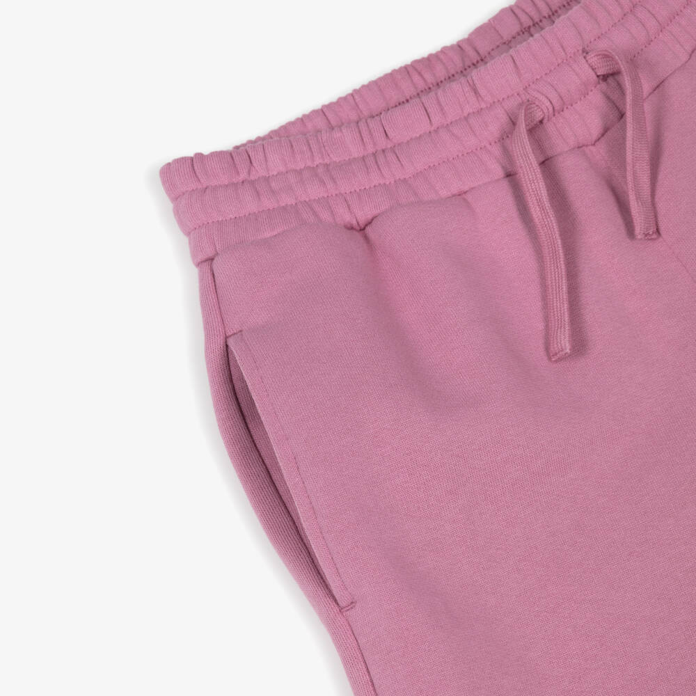 Stella McCartney Kids-Girls Pink Cotton Jersey Star Pocket Joggers | Childrensalon Outlet