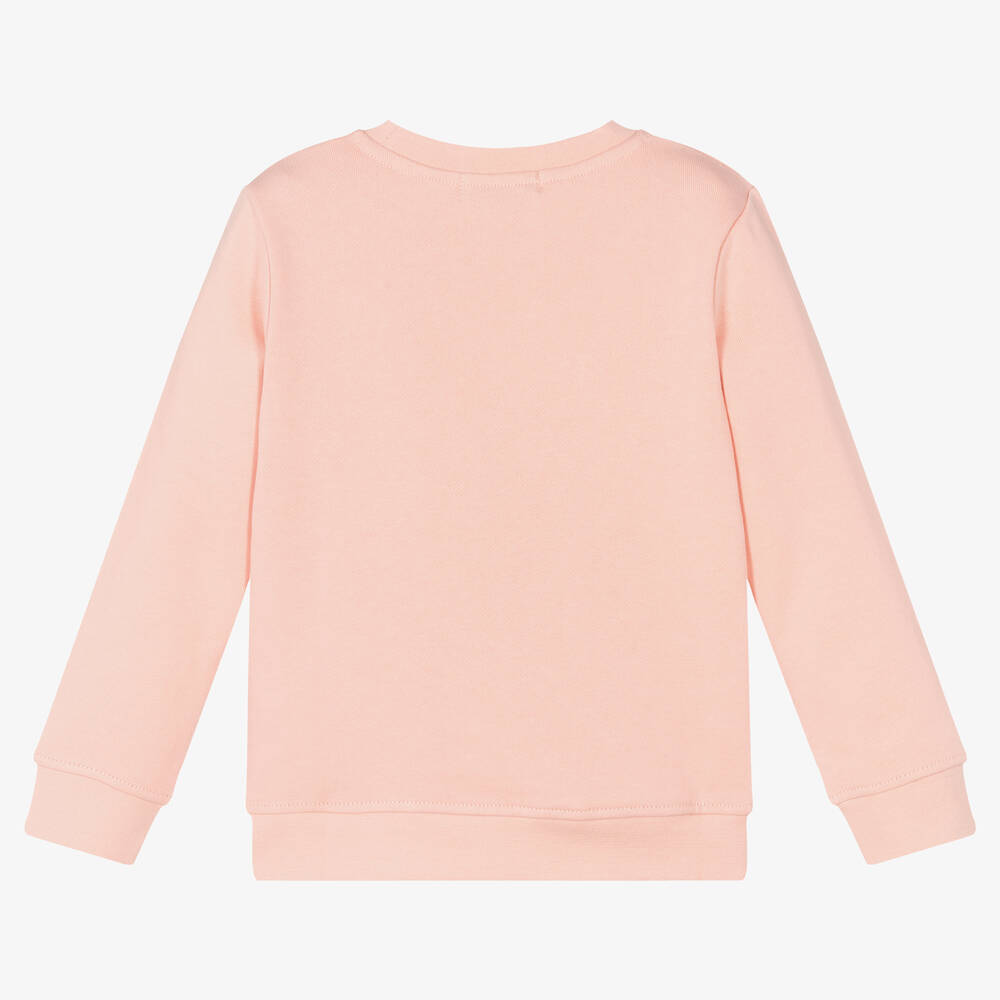 Stella McCartney Kids-Розовый хлопковый свитшот с грибами | Childrensalon Outlet