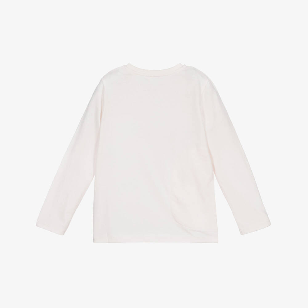 Stella McCartney Kids-Girls Pink Cotton Top | Childrensalon Outlet