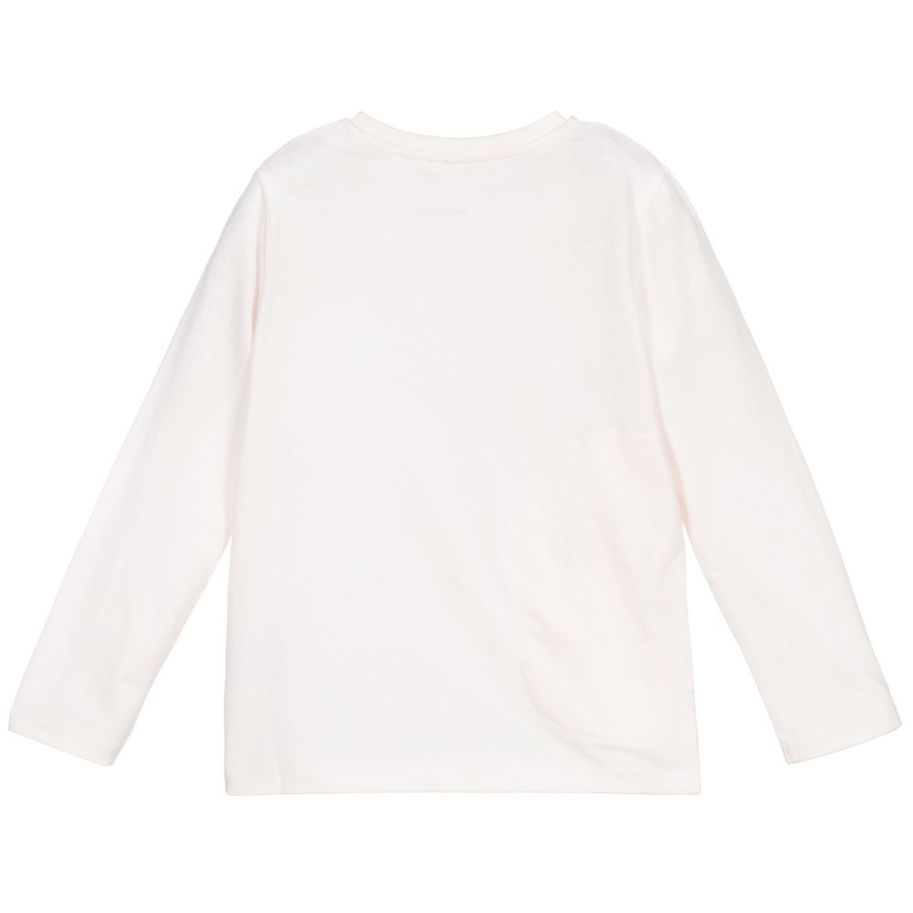 Stella McCartney Kids-توب قطن لون زهري فاتح للبنات | Childrensalon Outlet