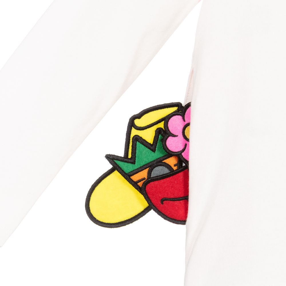 Stella McCartney Kids-توب قطن لون زهري فاتح للبنات | Childrensalon Outlet