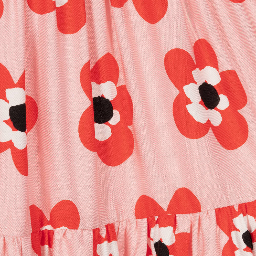 Stella McCartney Kids-Розовое платье с цветами для девочек | Childrensalon Outlet